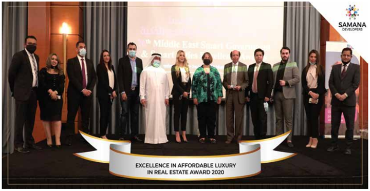 Samana Group - Excellence in Affordable luxury in Real Estate Award 2020